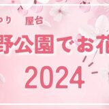 上野公園　お花見　桜まつり　屋台　2024