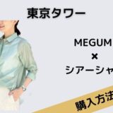 東京タワーMEGUMIシアーシャツ