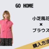 GO HOME　小芝風花　ブラウス