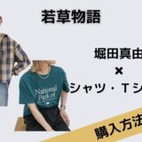 若草物語　堀田真由　チェックシャツ　Tシャツ