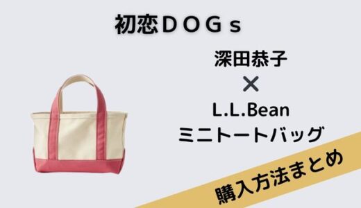 初恋ＤＯＧｓ深田恭子　ミニトートバッグ
