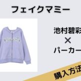 フェイクマミー　池村碧彩　パーカー